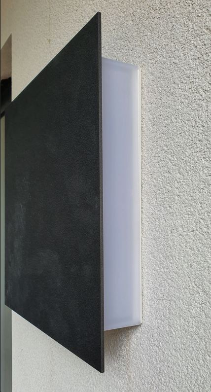 House Number sign light blank