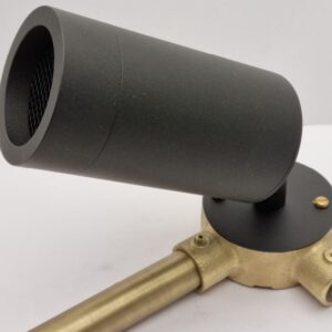 Black conduit adjustable spot light